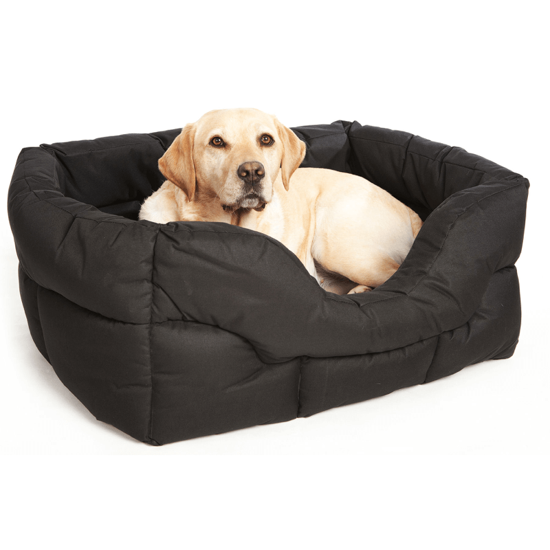 Country Heavy Duty Waterproof Rectangular Drop Front Dog Bed by Pets and Leisure