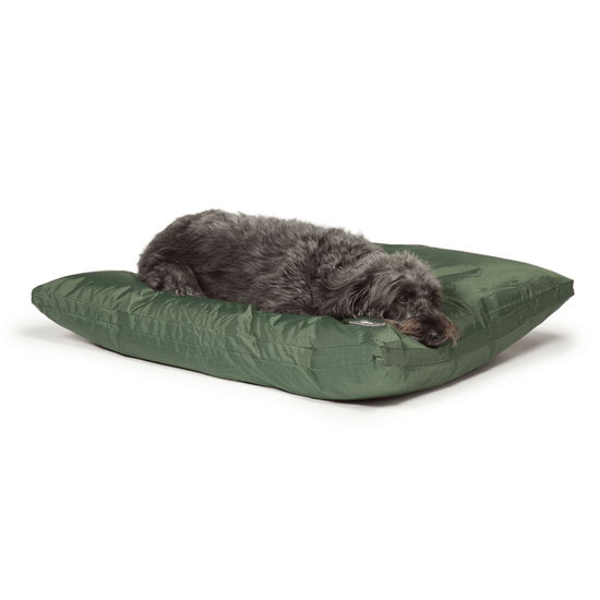 Load image into Gallery viewer, County Waterproof Deep Filled Dog Bed in Green by Danish Design
