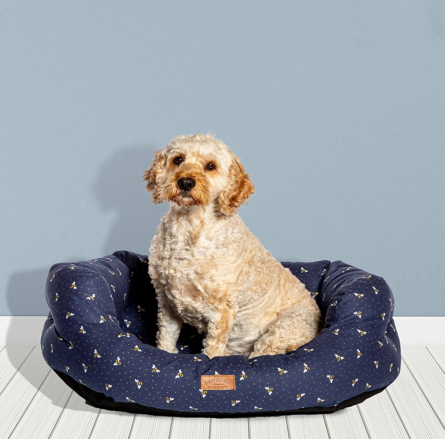 Spotty Bees Deluxe Slumber Dog Bed by FatFace