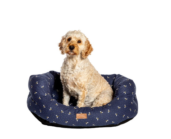 Spotty Bees Deluxe Slumber Dog Bed by FatFace