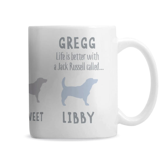 Load image into Gallery viewer, Jack Russell Personalised Dog Mug

