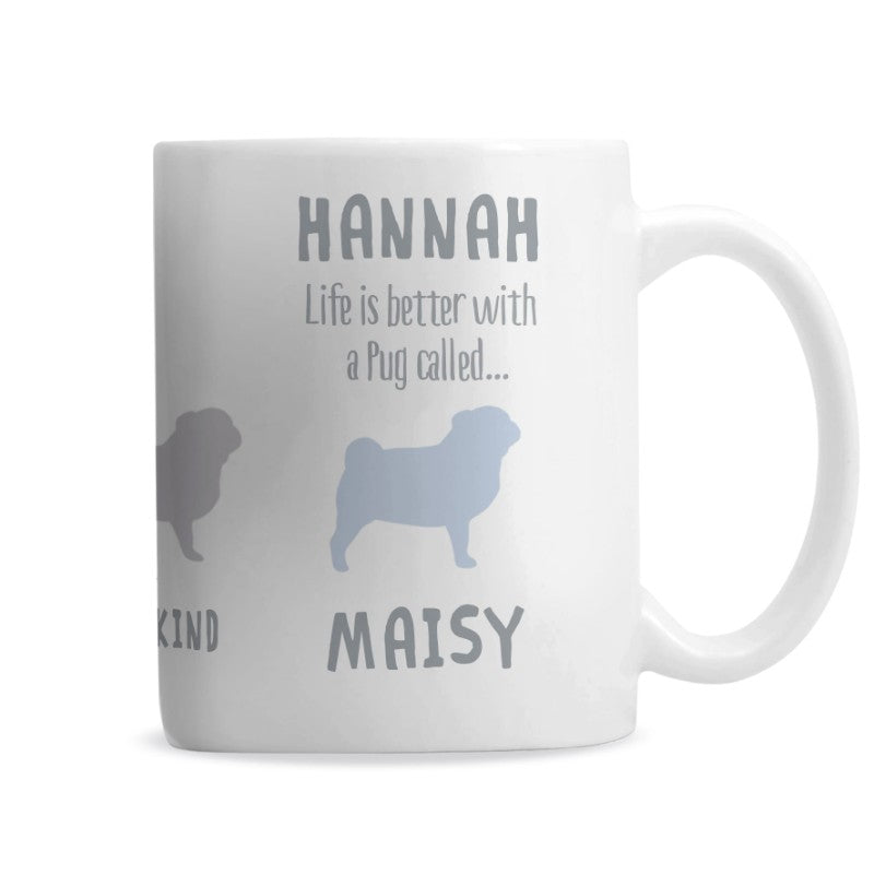 Load image into Gallery viewer, Pug Personalised Dog Mug
