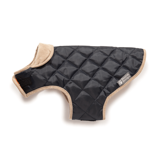 Danish Design Showerproof Quilted Dog Coat in Navy