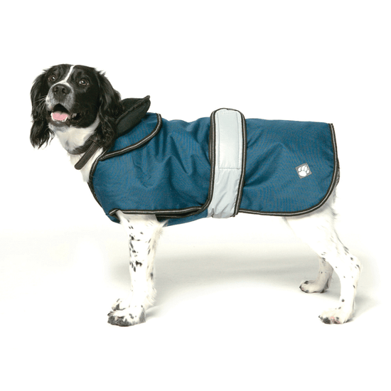 The Ultimate 2 in 1 Waterproof Dog Coat in Blue