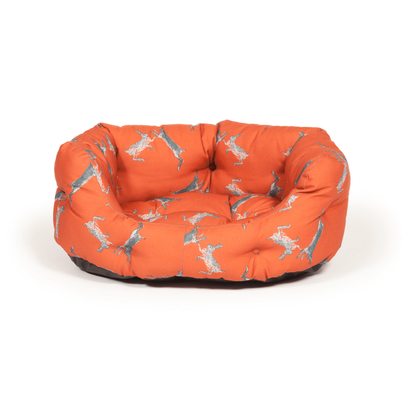 Woodland Range Boxing Hares Deluxe Slumber Dog Bed by Danish Design
