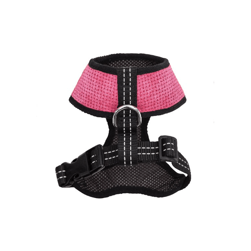 Bowl and Bone Candy Pink Dog Harness