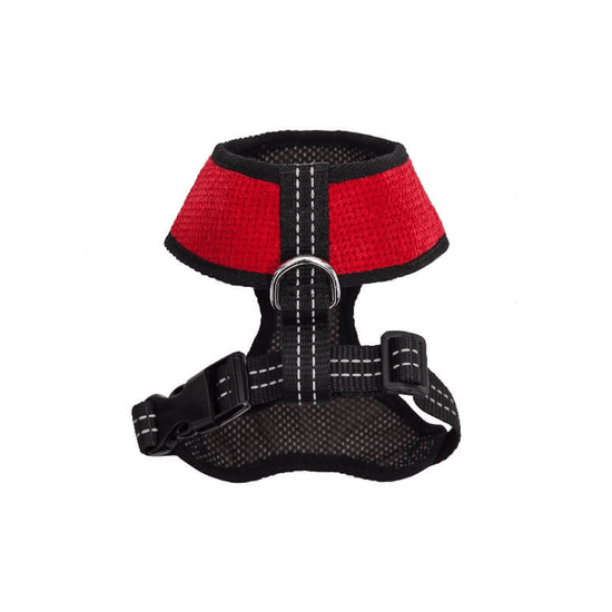 Load image into Gallery viewer, Bowl and Bone Candy Red Dog Harness
