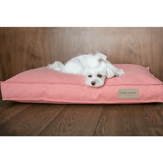 Bowl and Bone Loft Dog Cushion Bed Coral