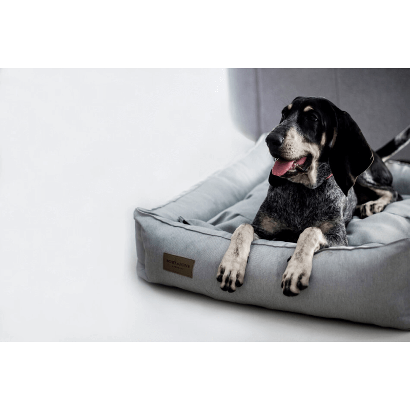 Bowl and Bone Urban Dog Bed in Pale Grey