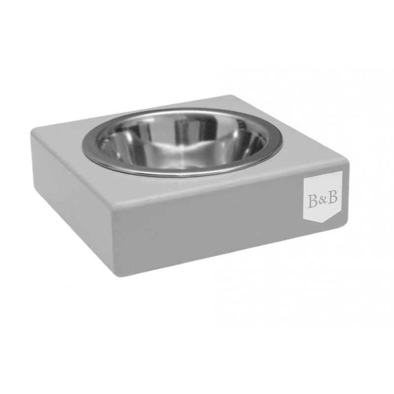 Load image into Gallery viewer, Bowl and Bone Grey Single Dog Bowl
