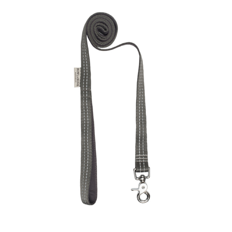 Bowl and Bone Active Grey Dog Harness and Lead Set